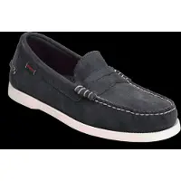 Sebago Sebagotil mænd. 7111MSW Dan Boat Loafers i læder navy (43), Blå, Fast, Ingen, Casual