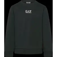 EA7 EA7til drenge. 7B000025_AF10380 Sweatshirt med rund hals i bomuld Core Identity sort (4Años= 106cm), Casual, Sport, Multisport, børnetøj