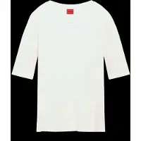 HUGO Slim fit T-shirt i bomuld, modal og stræk
