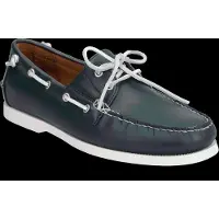 Ralph Lauren Polo Ralph Laurentil mænd. 803932995001 Merton-bådsko i læder navy (46), Fast, Blonder, Casual, Blå