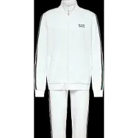 EA7 EA7til mænd. 7M001867_AF12660 Italiensk hvidt sæt (XXL), Sport, Bomuld, Lange ærmer