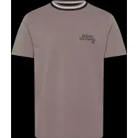 Armani Exchange A|X Armani Exchangetil mænd. XM001795AF10361U6107 Kontrastfarvet t-shirt taupe (M), Casual, Bomuld, Korte ærmer, Gråt