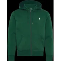 Ralph Lauren Polo Ralph Laurentil mænd. 710881517508 Dobbelt strikket sweatshirt og grøn lynlås (M), Casual, Bomuld