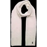 Ralph Lauren Polo Ralph Laurentil kvinder. 455956296002 Tørklæde i kashmir og uld, cremefarvet (OSFA), Hvid, Casual, Bomuld
