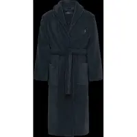 Ralph Lauren Polo Ralph Laurentil mænd. 714899683009 Morgenkåbe i fleece med sjalskrave i marineblå (L-XL), Afslappet, Bomuld