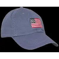 Ralph Lauren Polo Ralph Laurentil mænd. 710A13271001 Twill-kasket med broderi af navy-flag (OSFA), Casual, Bomuld, Blå