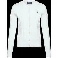 Ralph Lauren Cardigan - Strik - Hvid - - 8-10 år (128-140) - Cardigan