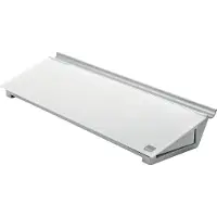 Nobo Skrivebords whiteboardblok i glas, brillant hvid
