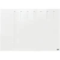 Nobo ugentlig planner magnetisk whiteboard glastavle 430x560 mm