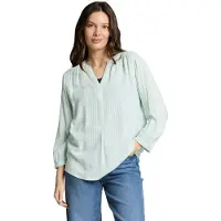 Tom Tailor Bluse mint / hvid
