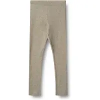 Wheat Leggings - Rib - Jules - Gravel Melange - - 6 år (116) - Leggings