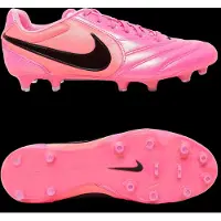 Nike Tiempo Ligera Pro Fg Breakout - Pink/sort - Græs (Fg), størrelse 42