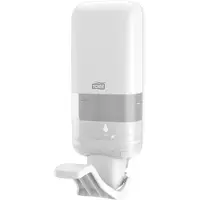 Tork Dispenser S4 hvid, med albuegreb, til sæbe og hånddesinfektion