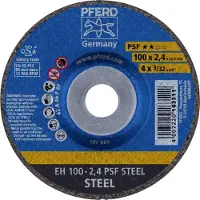 PFERD 61739116, Skæreskive, Stål, 10 cm, Alle mærker, Fladcenter, 1,6 cm