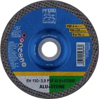 PFERD 61823326, Skæreskive, Aluminium, Støbejern, Beton, Metal uden jern, Sten, Flise, 15 cm, Alle mærker, Fladcenter, 2,22 cm