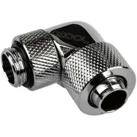 Alphacool Eiszapfen Connector Series 90° Socket 13/10mm - Kølevæske system tilpasning - krom