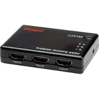 Roline 14.01.3575, HDMI, Sort, 3840 x 2160, 2160p, 3840 x 2160 pixel, 80 mm