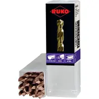 RUKO Din 338 Hss-co 5 Ground Split Point Helical Ø 8.75 Mm Metalbor 10 Enheder
