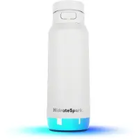 HidrateSpark PRO 2 smart drikkeflaske med sugerør 0,95 l hvid