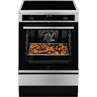 Electrolux 600 SteamBake Induktionskomfur 60 cm med pyrolyse SteamBake LKI6489NOX