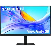 Samsung 27" ViewFinity S8 S27D804 - 3840x2160 (4K) - 60Hz - VA - 90W USB-C - KVM switch