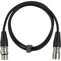 Fuj:tech mikrofonkabel XLR han til XLR hun, 5 m, sort