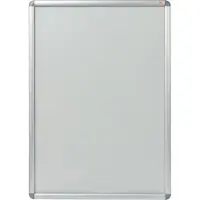 Nobo Premium Plus 700x1000 mm skifteramme med klikramme Sølv