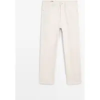 Massimo Dutti - Male - Tapered Fit Jeans - Råhvid - 31