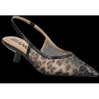 Bianco Slingpumps 'BIAKRISTIN' brun-meleret / sort