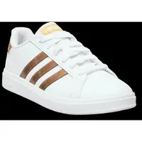 Adidas Sko - Grand Court 2.0 K - Hvid/Guld - - 28 - Sko