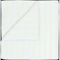 Blomus Arto håndklæde Transparent yellow-white, 70x140 cm