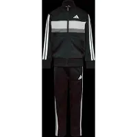 Adidas Træningsdragt 'Seasonal Essentials Tiberio' grå / sort / hvid