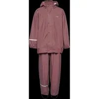 CeLaVi Regntøj m. Seler - PU - Rose Brown - - 100 - Regntøj