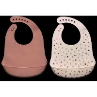 CeLaVi Hagesmække - 2-pak - Perfectly Pale - - OneSize - Hagesmæk