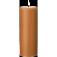 Ester & Erik bloklys LED 23 Raw Toffee, 20 cm