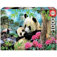 Educa Puslespil - 1000 Brikker - Morning Panda - - OneSize - Puslespil