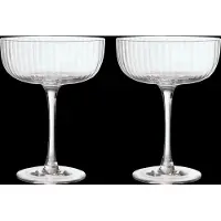 ERNST glas på fod 2-pak Klar