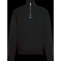 HUGO Neeler 10249110 Blue Halv Lynlås Sweatshirt