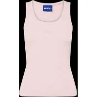 HUGO Damatank 1 10283496 Blue ærmeløs T-shirt