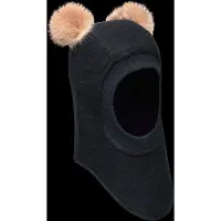 Huttelihut Elefanthue - Uld/Bomuld - 2-lags - Big Bear - Dark Na - - 0-1 år (50-80) - Elefanthue - dobbelt
