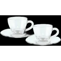 Bialetti - Classic - Sæt med 2 espressokopper af glas