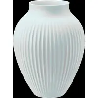Knabstrup Keramik Knabstrup vase riflet 20 cm Ice blue