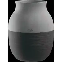 Kähler Omaggio Circulare Vase H20 cm Antracitgrå