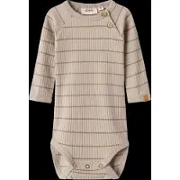 Lil´ Atelier Sparkedragt/Body 'Kail' mørkebeige / brun