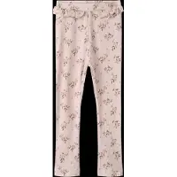 Name it Leggings 'NMFGavo' oliven / lilla / pastellilla