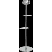 Hilke Collection Ninfea Alta lysestage 40 cm Forkromet messing