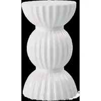 Lyngby Porcelæn Lyngby Tura lysestage 14 cm Hvid