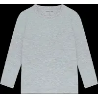 Minymo Bluse - Bambus - Medium Grey Melange - - 3 år (98) - Bluse