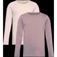 Minymo Bluser - 2-pak - Elderberry/Rainy Day - - 8 år (128) - Bluse