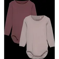 Minymo Bodyer l/æ - 2-pak - Violet Ice - - 50 - Body L/Æ